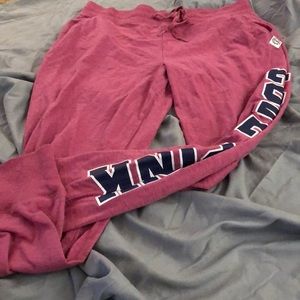Pink joggers